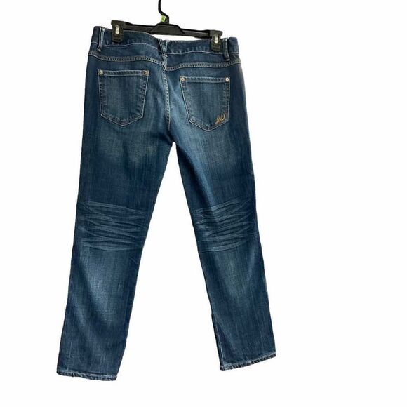 EXPRESS Modern Boyfriend Relaxed Fit Low Rise Size 4 Blue - Picture 2 of 11